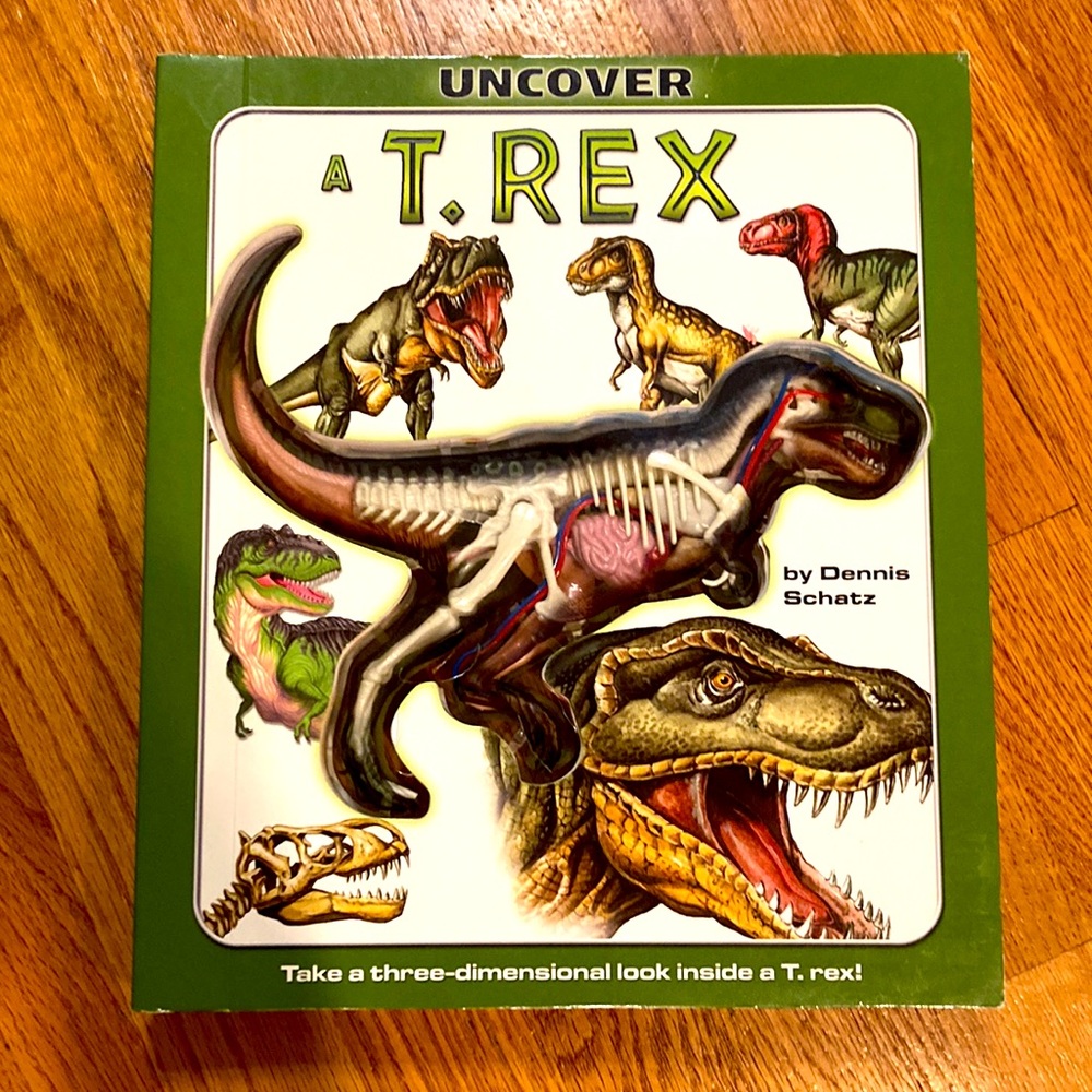 Uncover A T-Rex 3D Model Book